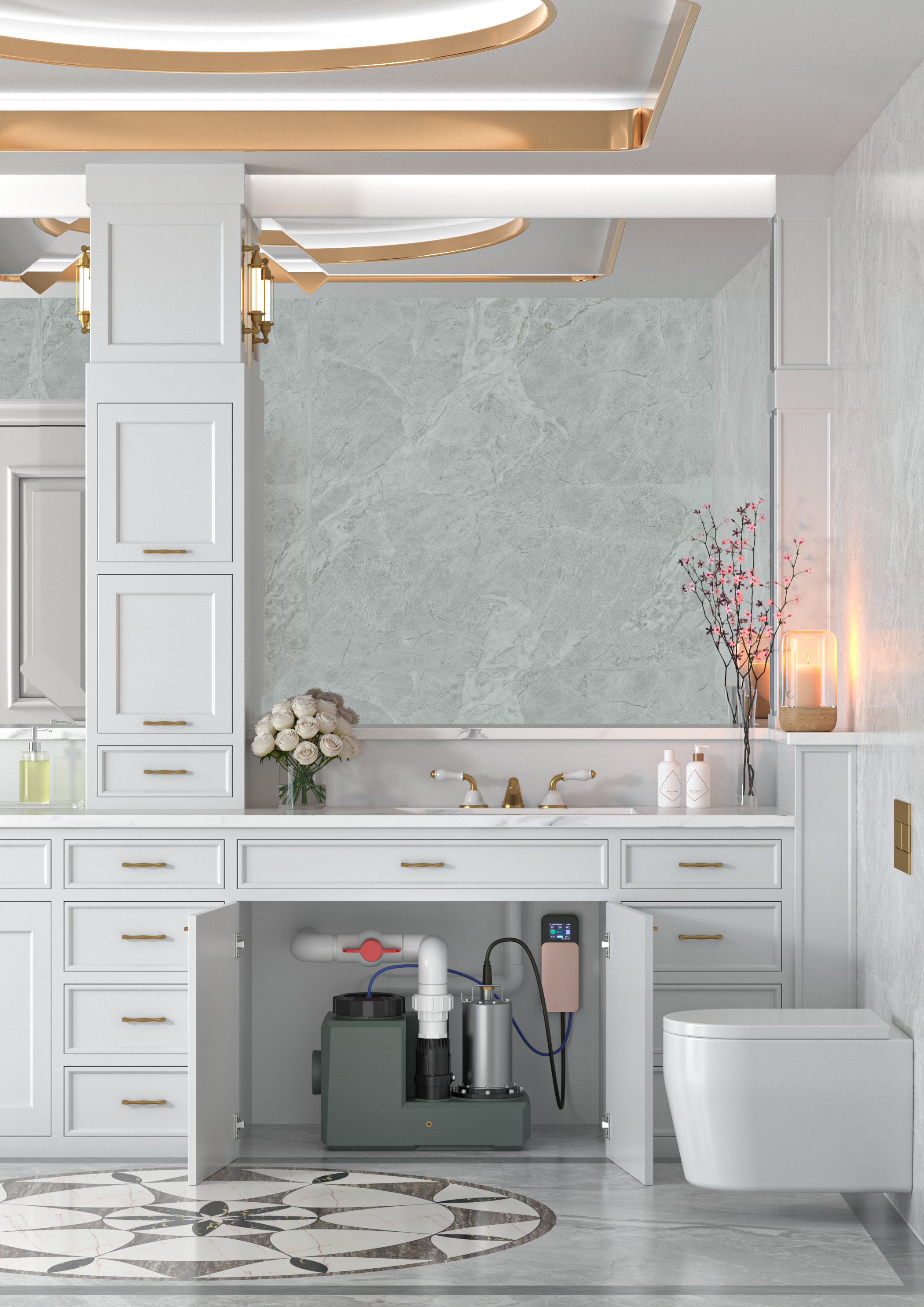 衛(wèi)生間污水提升器 衛(wèi)生間污水提升器